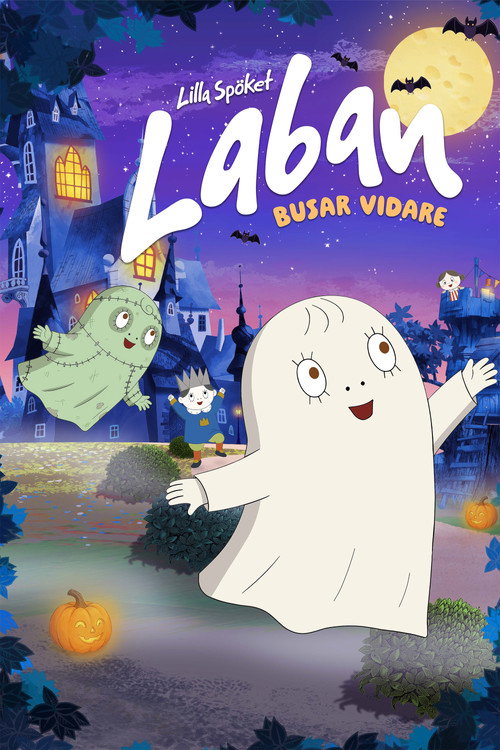 Lilla spöket Laban busar vidare poster
