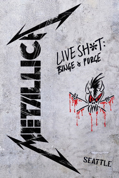 Metallica: Live Shit - Binge & Purge, Seattle 1989 poster