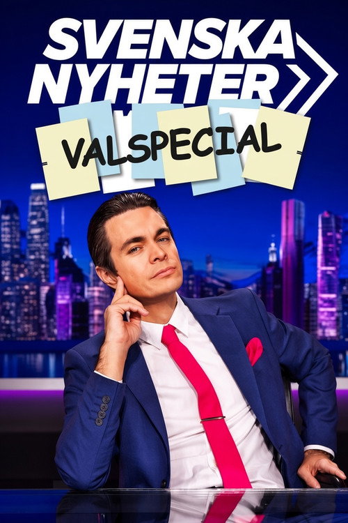 Svenska nyheter valspecial poster