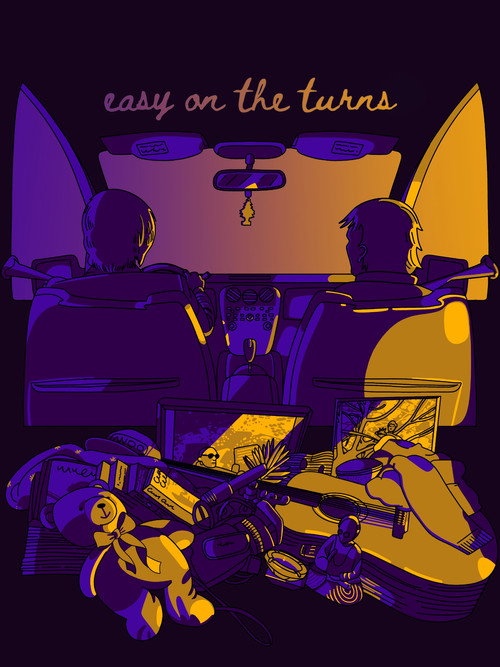 easy on the turns poster