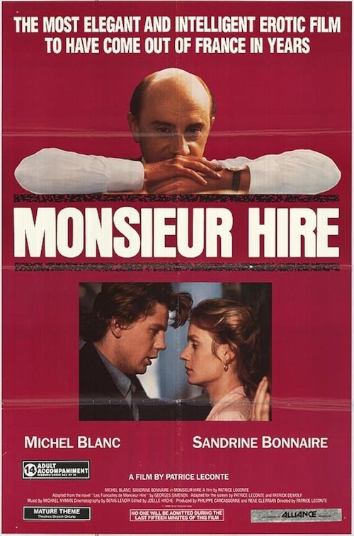 Monsieur Hire poster