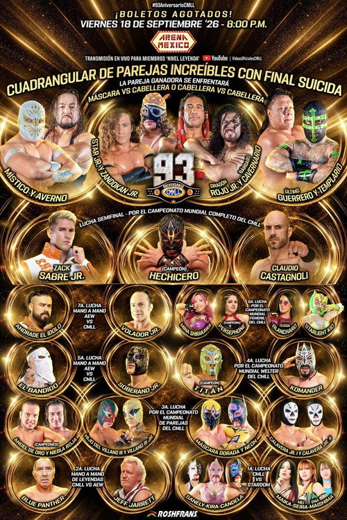 CMLL: 93 Aniversario poster