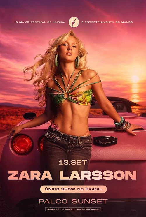 Zara Larsson  - Rock In Rio 2026 poster