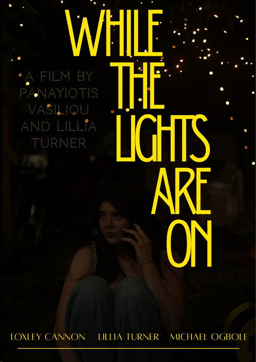 While the Lights are on poster
